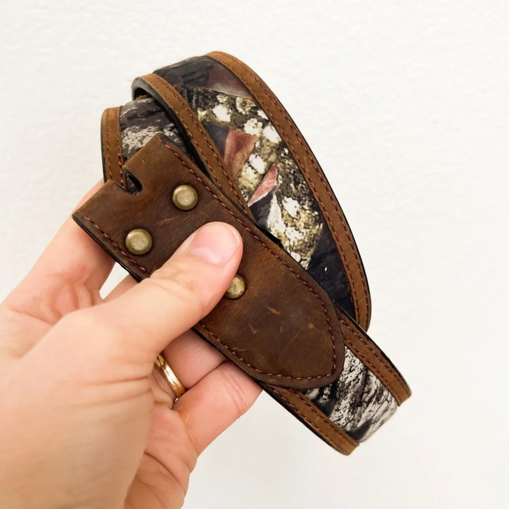 Nocona Belt Company Camo Leather Belt
